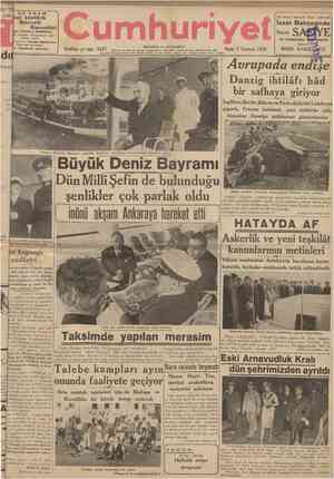  f Kemal Atatürk Ruzvelt Mussolini UÇ A DA M Birleşik Amerika hükumetinin eski Ankara sefiri Türkçeye çeviren: Cemal BUkerman