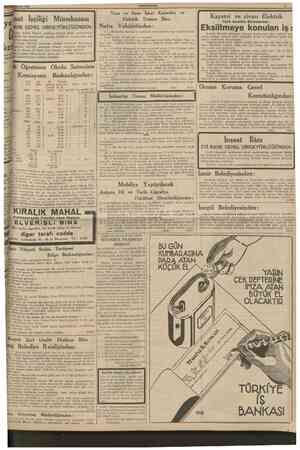  25 Temmuz 1939 CDMHURÎTET 11 İnşaat İşçiliği Münakasası ETİ BANK GENEL DİREKTÖRLÜĞÜNDEN: Bankamızm Artvin Vilâyeti dahilinde