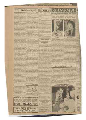  CUMHURlYET 29 Temmuz 1939 Daktilo düştü! «Kiremid şirketı» nin umumî kâtibi Galib «Tugla înhisarı» umumî müdür lüğünün...