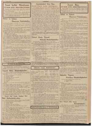  2 Agustos 1939 CUMHURÎYET 11 İnşaat İşçiliği Münakasası ETİ BANK GENEL DİREKTÖRLÜĞÜNDEN: Eankamızın Artvîn Vilâyeti dahilinde