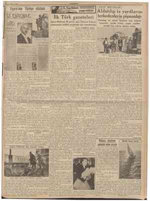  3 Açustos 1939 CüMHURtYET r Figaro'nun Türkiye nüshası Aldatılıp ta yurdlarını Ilk Türk gazeteleri terkedenlerin pişmanlığı