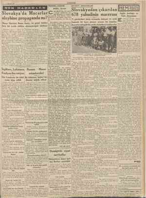  4 Ağustos 1939 CUMHURIYET Hâdiseler arasında BEYRUT MEKTUBLARl Istılâh davası Slovakya'da Macarlar aleyhine propaganda mı?