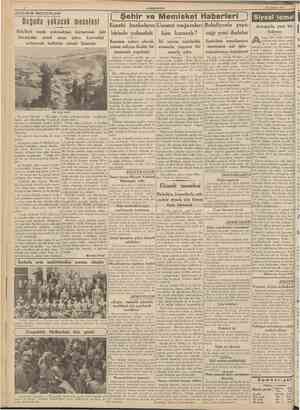  2 CUMHURİYET 13 Ağustos 1939 ERZURUM MEKTUPLARI Doğuda yakacak meselesi ( Şehir ve Memleket Haberleri) Siyasî icmal Avrupada
