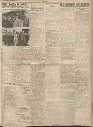  13 Ağustos 1939 CUMHURIYET Millî Şefin tetkikleri Inönü, dün Floryada bir gezinti yaptı, Vali ve Belediye Reisinden izahat