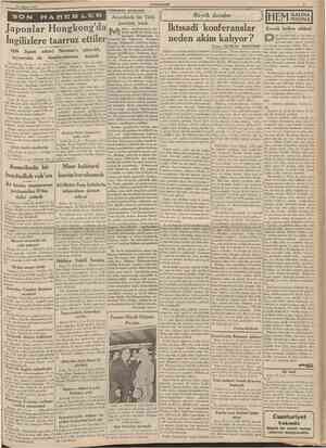  17 Ağustos 1939 CUMHUKÎYET SON HABERLE Hâdiseler arasında Japonlar Hongkong'da Ingilizlere taarruz ettiler 1000 Japon askeri
