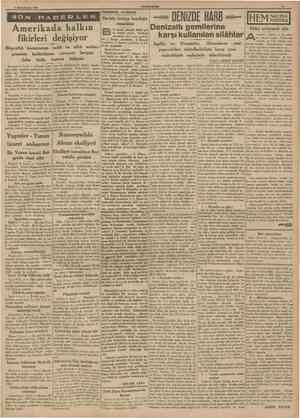  5 Birircîteşrin 1939 CUMHURlTET SON jHâdiseler arasında Amerikada halkın fikirleri değişiyor Bitaraflık kanununun tadili ve