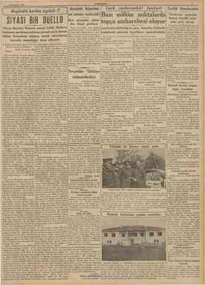  6 Birinciteşrin 1939 CUMHUKIYKT I Bugünkü harbin içyüzü: 7 SiYASî BİR DUELLO j Atatürk köprüsü ne zaman açılacak? Bazı den