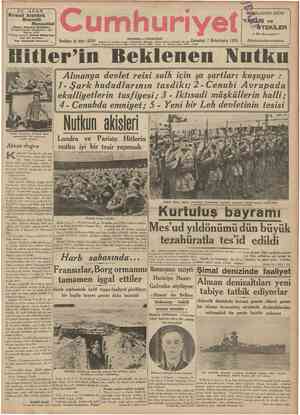  ' Kemal Atatürk Rnzvelt Mussolini Yazan: General SHERRİLL ÜÇÂDÂM Birleşik Amerika bukumetinin eski Ankara sefiri 1 "ırkçeye