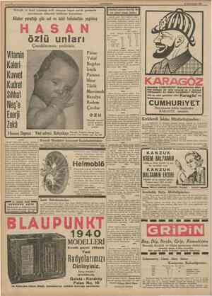  CUMHURIYET 27 feiriatîteşrin 1931 Karışık ve nasıl yapjchğı belli olmayan bayat çocuk gıdalarile yavrunıgü^tıp sıhhatini...