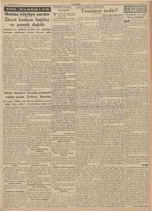  5 Ikinciteşrîn 1939 CUMHURÎYET 1 münasebetile: SON H'ABE'R Hâdiseler arasında Yüzüncü yıldönümü Kozmopolit Muhtaç köylüye...