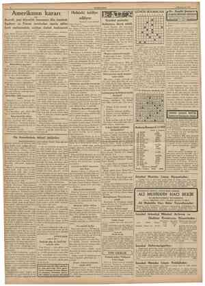  CUMHURİYET 5 Jkinciteşrin 1939 Amerikanm kararı Ruzvelt, yeni bitaraflık kanununu dün imzaladı. İngiltere ve Fransa...
