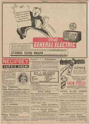  CUMTTURTYET 1353 NEWYORK BELEDİYE elektrik idaresi birinci sınıf muhtelif marka radyoları arasında fenni incelemelerden sonra
