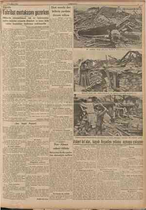  6 tkincikânun 1940 CUMKuRilfET Tahribat mıntakasinı gezerken Niksarda oturulabilecek tek ev kalmamıştır, açıkta kalanlar...