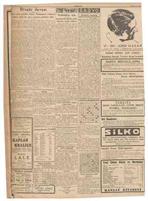  CUMHURÎYET 13 îkiııeîkânun 1940 Broşür davası Suçu sabit görülen Alman Türkişepost matbaası sadece hafif bir para cezasına