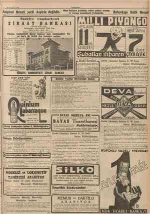  25 İkincikânun 1940 CUMHURtYET Asipirol Necati yerli Aspirin değildir. •"• Türki.ve Cumhurîyetl Bahçekapı Salih Necatii Z İ R