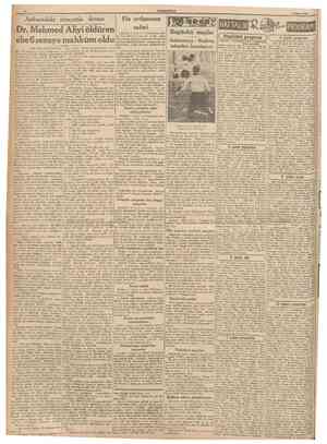  6 CUMHURlYET 4 Şubat 1940 Ankaradaki cinayetin davası t 12,30 Program ve memleket saat ayarı, 12,35 Ajans ve meteoroloji...
