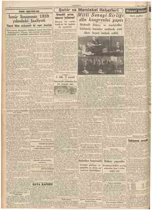  CUMHURlYEl 9 Şuliat 1940 İ2MİR MEKTUBLARI ( Şehir ve Memleket Haberleri ) Otomobili strhoı minareci kullanını! > Boyuna tos