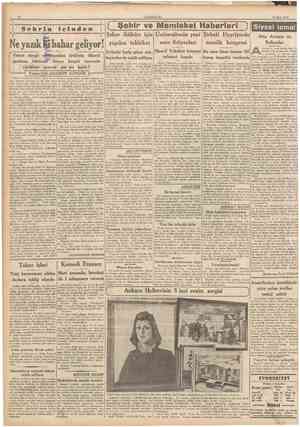  CUMHURlYET 10 Mart 1940 içinden ( Şehir ve Memleket Haberleri ) Siyasî Şeker ihtikârı için Üniversitenin yeni Şirketi...