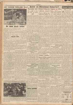  CUMHURÎYET 17 Mart 1940 SAGUK NOTLARI [ Şehir ve Memleket Haberleri ) Standardiz işleri Halkalı Kırkçeşme Şüpheli bir ölüm