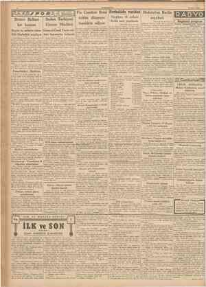  CUMHURlYET 24 Mart 1940 fP © Birinci Balkan kır kosusu JJDU suretle alâkadar bulunan gümrük varidatı te ve mezkur mahfiller