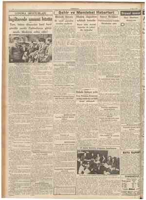  CUMHURİYET 3 Nisan 1940 LONDRA MEKTUBLARI ( Şehlr ve Memleket Haberlerl ) Mekteb ihtiyacı İlk tahsil çağındaki çocuklar...