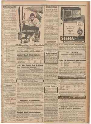 11 Nisan 1940 CUMHURİYET Bakırköyde Hüradam sokağında 15 numaral: evde oturan M. Örem imzasile aldığımız bir mektubda...