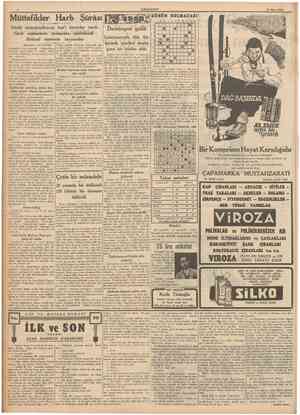  CUMHURIYET 24 Nuan 1940 Müttefikler Harb Şurâsı Harbi neticelendirecek kat'î kararlar verdi Demirspor galib Garb cephesinde