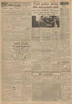  CUMHURİYET 2 Temmuz 1940 Otomobil kazaları Tarihi tefrika: 5 I Şehrin muhtelif yerlerinde müteaddid kazalar oldu Yazan: ZtYA