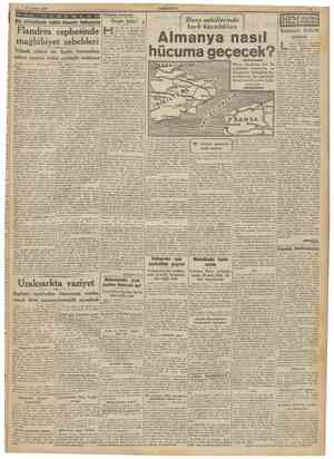  9 Temmuz 1940 CUMHURİYET A 13 E Hâdlseler arasında Bir crkânikarb zabiti itşaatta bnlonoyor Örnek bizizî Flandres cephesinde