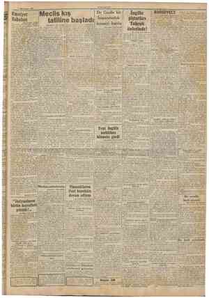  7 Ikmdkânan 1941 CUMHURİi'£T Emtıiyet Sahaları LBaşmakaleden devam] sözde müsavi şaıtlı bir ittifak muahedesi akdetmişti. Bu