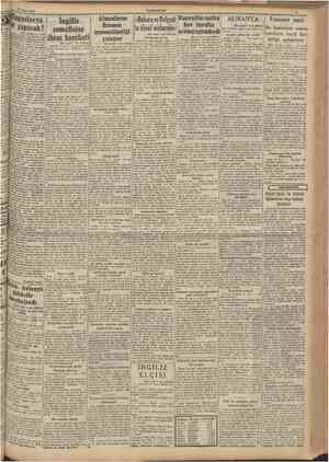  18 Mart 1941 CUMHURİYET (Bas tarafı 1 inci sahifede) (Baş tarah 1 inci sahifede) Vlchy 17 (a.a.) «Ofi» Londradaa Nairobi 17