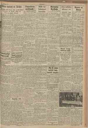  28 Mart 1941 CUMHURIYET Dünya buhranı ve Tiirkiye Şemseddin Günaltayın dün verdiği ikinci konferans da büyük alâka ve heyecan