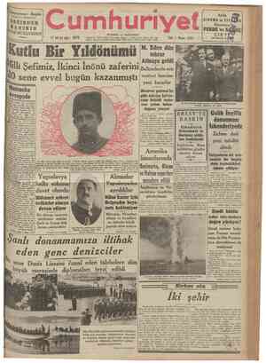  CUMHURtYET 1 Nîsan 1941 | Doğrn değil mi? U Havagazı fiatları Bir İJti gündiir gazetelerde İstanbul ve Kadıköy Havagazı...