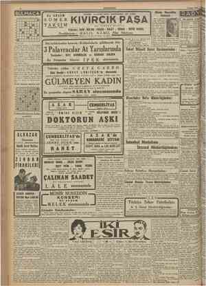  8 Nisan 1941 CUMKURİYET B Balkanlardaki Almanyaya tevcih edilen ikinci harbin akisleri siyasî sille " Harbin Balkanlarda...