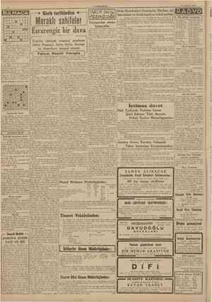  CUMHURİYET BULMACA 2 3 1 Ordumuza,, hastabakıcı ve hemşire yetiştirmek üzere Ankarada M. M. V. tarafından 1939 senesinde...