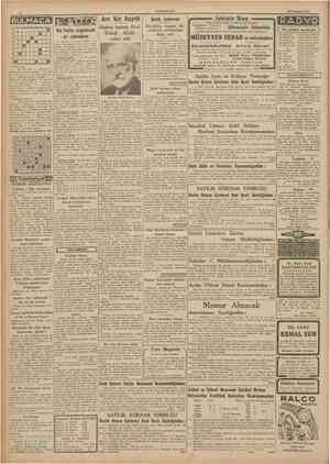  CUMHURİYE1 25 Temmuz 1941 Acı bir kayıb 1 Şark kahvesi Belediye, inşaati bir avukatla şeriklerine ihale etti Belediye Daimî