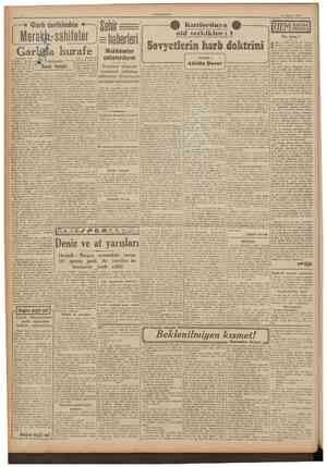  CUMHURİYET 18 Ağustos 1941 • Garb tarihinden ı Garblıiann batıl İtikadları Garbda hurafe Toplayan: Maraklı sahifeler Hamdi