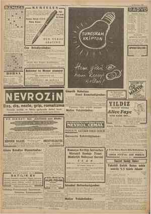  27 lkincitejrin 1941 BULMACA i 2 KURTULUŞ Doktorlar, bankacılar, kâtibler, mühendisler, velhasıl bütün mürekkebli kalemle...