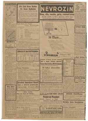  CUMHURrYET 4 lkincikânun 1942 4 5 6 7,^ • • • ••• • • •! 9 • • | Bir Çok Genc Kızlar Ve Genc Kadmlar Gencliklerine mağrur...