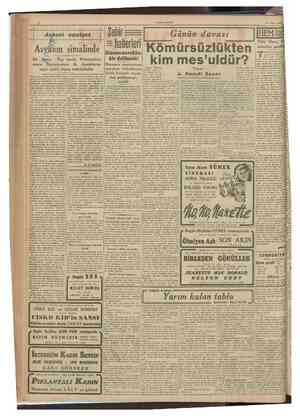  CUMHURİYET 16 Şubat 1942 Askerî vaziyet [ ürk Hava Kurumu, bu gıin 18 yaşına bastı Hava Kuıuımınun 17nci jılı havacıhğın...