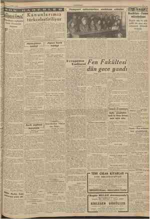 1 Mart 1942 CUMHURIYET ^ Pasaport sahtekâriart mahkum oîdular J Ankara 28 (Telefonla) Kanun'arımızı, yabancı kelimeler yerine