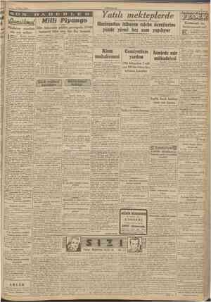  8 Nisan 1942 CUMHURlYET Piyango Hindistan meselesi Dün Ankarada çekilen piyangoda 117089 numaralı bilet otuz bin lira kazandı