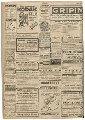  CUMHURIYET 17 Mayis 1942 C t RADYO Bugünkü Program ^ 6,30 Program .8,33 Müzik (Pl.) 8,45 Haberler S,00 Müzals (Pl.) fl,15...