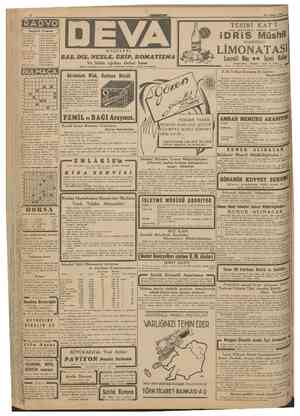  CUMHURİY<ET 24 Haziran 1942 RmDYO C Bugönkü ProgNHn 18.03 Dans orfces. 18,45 Şaıkılar 19,30 Haberter 19,45 Serbestssasjsar