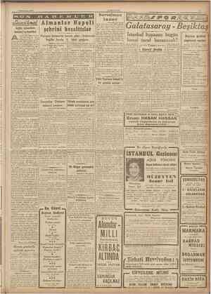  Ü / | ESENAKRI L AAT GT T KYU A KA | 1 Birinciteşrin 1943 CUMHURİiYET İngiliz siyasetinin yrupada çok mühim ve dün. temelleri