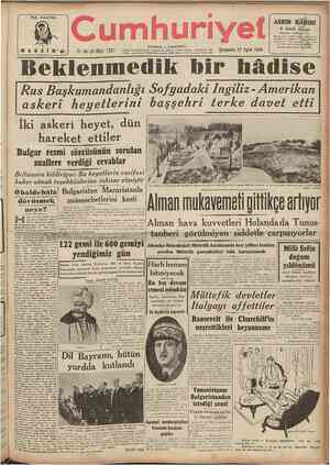 , ” ii di | Cumhuriyet İSTANBUL — OO ta kutusu: İstanbul No, 248 Çarşamba 27 Eylal 1944 ASRIN KADINI | PEK © PEK YAKINDA...