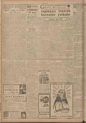  CUMMURP/ET 23 Haziran 1945 Edebiyat Bahisleri Şiirde vezin ve kafiye Yol zaferden saier* koş Avrupa harbini muçlardı zaferle