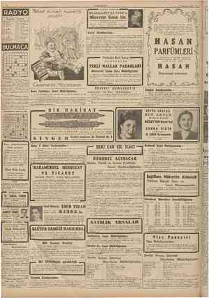  6 CUMHURİYET > 17 Ağustos 1945 © |») ADYO Tabiat kuvvef/ kuvvetle yaşatır MÜZEYYEN SENAR -adaşlarının Boğaziçi halkına sureti