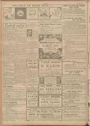  AMCA VE ıı \ et a; S O N CUMHURİYET 22 Mart 1946 EMEKLİ, OUL VE YETİM MAAŞ! ALANLARIN OK C T NAZSRüá İSA Emlâk ve Eytam...