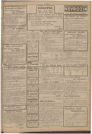  TtJMHURlYET na 1946 f Direk nakil ve yükleme işi DEDETOL Diklor Difenil Triklor metilmetan ilâve edilmek ~T ı „ ve uire,...